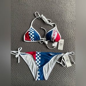 FOX RACING BIKINI NWT Top: Medium Bottom: Large